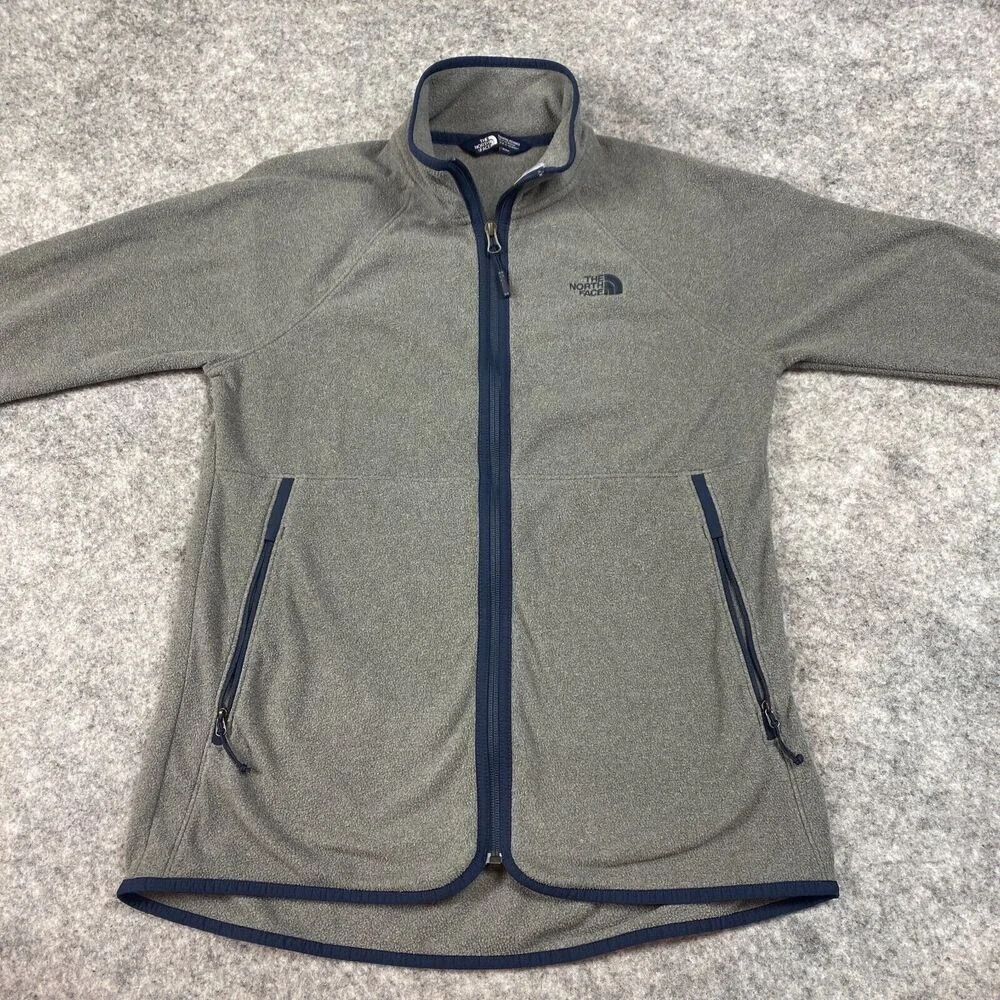 The‎ North Face Jacket Womens Small Khumbu Grey Fleece Hiking Camping Outdoors